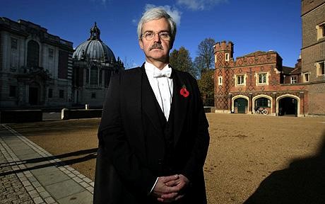 The new head master of Eton College my old teacher UKuni